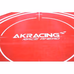 AKRacing AK-FLOORMAT-RD protection de surfaces Rouge Polyester - Vue supplémentaire 7