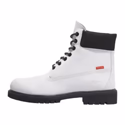 Bottes 6 Inch Premium Cuir Blanc