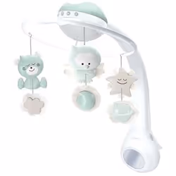 Mobile - INFANTINO - 302049 - Douce Nuit 3en1 - Vert menthe