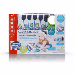 INFANTINO Piano + coussin 3 en 1 raton laveur
