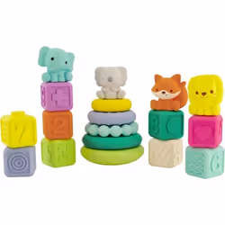 Coffret de 20 pieces sensorielles - INFANTINO - 315222 - Empilables