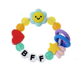 Bracelet de dentition de lamitié - INFANTINO - 316790 - Silicone - Best Friend Forever Amis pour la vie