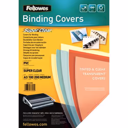 Fellowes 53764, A3, PVC, Transparent, 420 mm, 1 mm, 297 mm