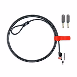 Kensington Câble de sécurité ClickSafe®, 1,5 m, Kensington, Clé, Acier, Noir