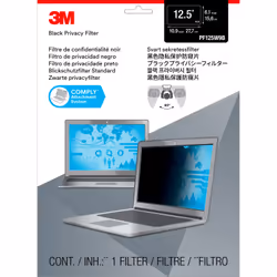 3M Filtre de confidentialité pour ordinateur portable à écran panoramique 12,5"