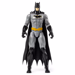 DC Comics BATMAN - FIGURINE BATMAN RENAISSANCE 30 CM - - Figurine Batman Articulée De 30 cm - 6056680 - Jouet Enfant 3 Ans et + - Gris Et Noir