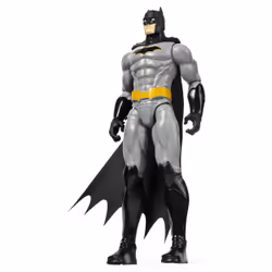 DC Comics BATMAN - FIGURINE BATMAN RENAISSANCE 30 CM - - Figurine Batman Articulée De 30 cm - 6056680 - Jouet Enfant 3 Ans et + - Gris Et Noir