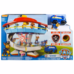 PAW Patrol La Pat' Patrouille – Quartier GÉNÉRAL Pat' Patrouille – Playset Complet avec Tour de contrôle, Toboggan, Ascenseur, Figurine et Véhicule Pat' Patrouille Chase – 6022632 – Jouet Enfant 3 Ans et +