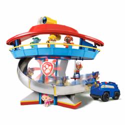 PAW Patrol La Pat' Patrouille – Quartier GÉNÉRAL Pat' Patrouille – Playset Complet avec Tour de contrôle, Toboggan, Ascenseur, Figurine et Véhicule Pat' Patrouille Chase – 6022632 – Jouet Enfant 3 Ans et +