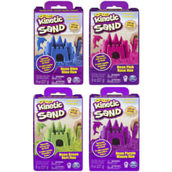 Kinetic Sand SABLE À MODELER - PACK DE SABLE COLORÉ 227 G - Pack de Sable Coloré et Fluo - Alternative Pâte à Modeler - Jouet Enfant 3 Ans Et + - Loisirs Créatifs - Modèle Aléatoire