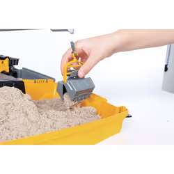 Kinetic Sand SABLE MAGIQUE - MALLETTE DE CONSTRUCTION 907 G + 3 ACCESSOIRES - Emportez Votre Sable À Modeler Partout & Sculptez Vos Créations Comme De La Pâte À Modeler - Jouet Enfant 3 Ans Et + - Vue supplémentaire 4