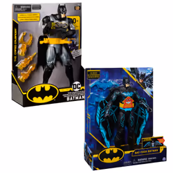 DC Comics BATMAN - FIGURINE DELUXE 30 CM - - Figurine Articulée De 30 cm A Fonctions Avec Accessoires, Effets Sonores et Lumi ...