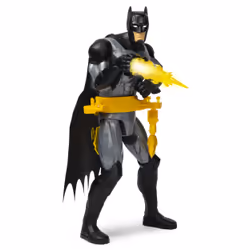 DC Comics BATMAN - FIGURINE DELUXE 30 CM - - Figurine Articulée De 30 cm A Fonctions Avec Accessoires, Effets Sonores et Lumineux - 6055944 - Jouet Enfant 4 Ans et + - Vue supplémentaire 4