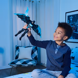 DC Comics BATMAN - FIGURINE DELUXE 30 CM - - Figurine Articulée De 30 cm A Fonctions Avec Accessoires, Effets Sonores et Lumineux - 6055944 - Jouet Enfant 4 Ans et + - Vue supplémentaire 6