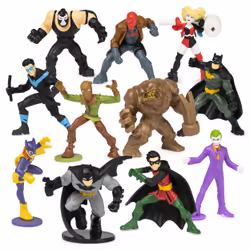 DC Comics , BATMAN, Mini-figurines à l'échelle 5 cm à collectionner dans une boîte surprise (les personnages et les styles peuvent varier)
