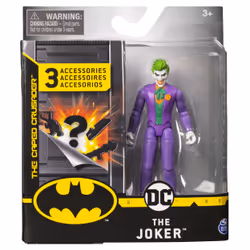 DC Comics BATMAN - FIGURINE BASIQUE 10 CM Batman - - Figurine Articulée Avec 3 Accessoires Mission Mystère jouet Batman 10 cm - 6055946 - Plusieurs modèles disponibles - Jouet Enfant 3 Ans et +