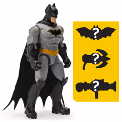 DC Comics BATMAN - FIGURINE BASIQUE 10 CM Batman - - Figurine Articulée Avec 3 Accessoires Mission Mystère jouet Batman 10 cm - 6055946 - Plusieurs modèles disponibles - Jouet Enfant 3 Ans et + - Vue supplémentaire 8
