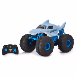 Monster Jam - VOITURE RC MEGALODON STORM - Voiture Radiocommandée - Echelle 1:15 - 6056227 - Voiture enfant
