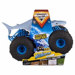 Monster Jam - VOITURE RC MEGALODON STORM - Voiture Radiocommandée - Echelle 1:15 - 6056227 - Voiture enfant - Vue supplémentaire 4
