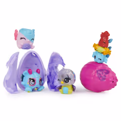 Hatchimals - COFFRET MULTIPACK SAISON 8 - Figurines à collectionner - Jouet enfant 5 Ans et + - 6056399 - Modèles aléatoires