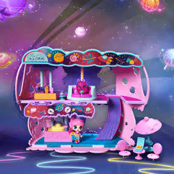 Hatchimals CollEGGtibles, Coffret Cosmic Candy Shop 2 en 1 avec une Pixie et un Hatchimal exclusifs, pour les enfants à partir de 5 ans