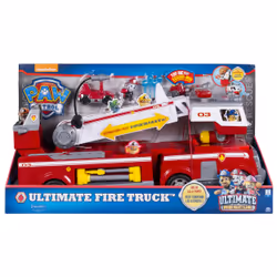 PAW Patrol - Camion de pompier Ultimate Rescue avec échelle extensible de 60 cm, à partir de 3 ans