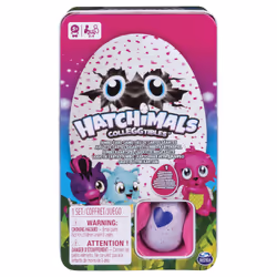 Spin Master Games Hatchmals - Maxi jeu de cartes avec figurine + boîte en métal, Jeu de cartes, A collectionner, 6 an(s)