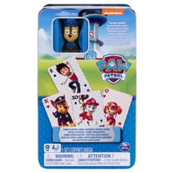 Spin Master Games Jumbo Cards in Tin with Figurine