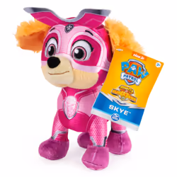 PAW Patrol , Peluche Marcus Mighty Pups Super PAWs de 20 cm, pour les enfants à partir de 3 ans
