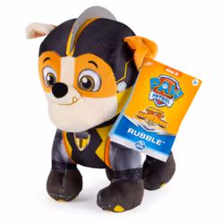 PAW Patrol , Peluche Marcus Mighty Pups Super PAWs de 20 cm, pour les enfants à partir de 3 ans