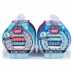 Cool Maker , mini coffret de mode KumiSpirit (rose/bleu turquoise/blanc), fabrique jusqu'à 4 bracelets, à partir de 8 ans, 8 ...