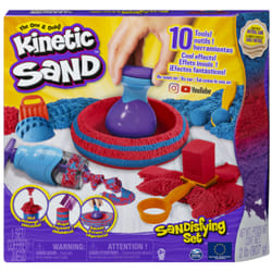 Kinetic Sand Sable Magique - Coffret SANDISFYING 907 G + 10 MOULES - Créé Différentes Formes Hypnotisantes Avec Ce Sable Magique Et Coloré Comme Avec De La Pâte A Modeler - Jouet Enfant 3 Ans Et +