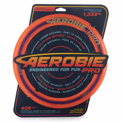 Aerobie Pro Ring, Disque volant d'extérieur, 35,6 cm, orange, Frisbee, 5 an(s)