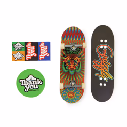 Tech Deck FINGER SKATE - - PACK 1 FINGER SKATE - Authentique Finger Skates 96 mm A Personnaliser - 6028846 - Jouet Enfant 6 Ans et + - Modèles Aléatoires - Vue supplémentaire 6