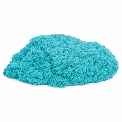 Kinetic Sand , Sachet de 907 g de sable scintillant Turquoise scintillant entièrement naturel à écraser, mélanger et sculpter