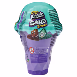 Kinetic Sand SABLE MAGIQUE - - CORNET DE GLACE SABLE PARFUME 113 G - Sable Cinétique et Coloré - Alternative Pâte à Modeler - 6058757 - Modèle Aléatoire - Jouet Enfant 3 Ans et +