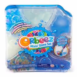 Orbeez Mixin' Slime , Coffret de plus de 2 500 (micros, scintillantes, marbrées et phosphorescentes), 5 outils, boîte de rang ...