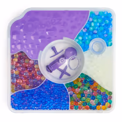 Orbeez Mixin' Slime , Coffret de plus de 2 500 (micros, scintillantes, marbrées et phosphorescentes), 5 outils, boîte de rangement, unique, jouets sensoriels pour enfants à partir de 5 ans