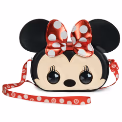 Purse Pets - DISNEY MINNIE - ANIMAL INTERACTIF FORMAT SAC À MAIN - Sac pour Enfant Minnie Qui Cligne Des Yeux - À L'Epaule Ou En Bandoulière - Sons Et Modes De Jeu - Jouet Enfant 4 Ans Et +