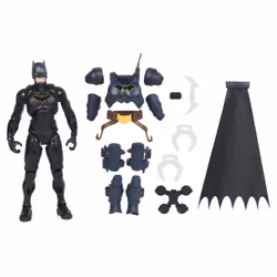 DC Comics BATMAN ADVENTURES - Pack Figurine Batman 30 Cm + Accessoires Batman Adventures - Figurine Batman Articulée 30 cm - Créez Vos Aventures Et Combats - Figurine Batman - Jouet Enfant 4 Ans Et +