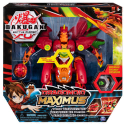 Bakugan , Figurine transformable Dragonoid Maximus de 20,3 cm avec effets sonores et lumineux, à partir de 6 ans
