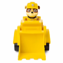 PAW Patrol , Bulldozer de Ruben avec figurine à collectionner, pour les enfants à partir de 3 ans