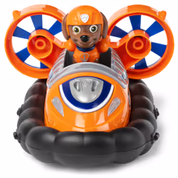 PAW Patrol , Aéroglisseur de Zuma avec figurine à collectionner, pour les enfants à partir de 3 ans
