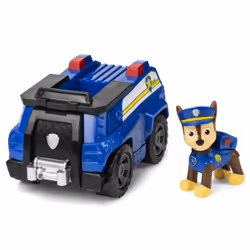 PAW Patrol LA PAT' PATROUILLE - VEHICULE + FIGURINE - Véhicule de 15 cm Avec 1 Figurine À Collectionner Pat' Patrouille - - 6052310 - Jouet Enfant 3 Ans et + - Modèle Aléatoire