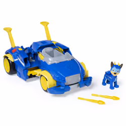 PAW Patrol , Mighty Pups Super PAWs, Voiture de police Powered Up transformable de Chase, Camion, 3 an(s), LR44, Plastique, M ...