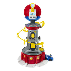 PAW Patrol LA PAT' PATROUILLE – QUARTIER GÉNÉRAL PAT' PATROUILLE MIGHTY PUPS – Quartier Général Géant Interactif avec sa Figurine Chase et Véhicule Pat' Patrouille de Police – 6053408 – Jouet Enfant 3 Ans et +