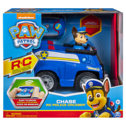 PAW Patrol La Pat' Patrouille - - Voiture RC Chase - Voiture télécommandée avec Télécommande Adaptée Aux Petites Mains - Voiture Pat' Patrouille - Jouet Enfant 3 Ans et +