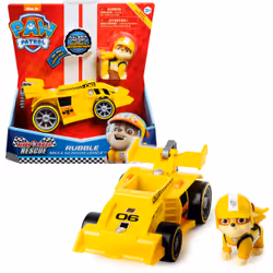 PAW Patrol , Ready, Race, Rescue, Véhicule de luxe Race &amp; Go de Ruben avec effets sonores, pour les enfants à partir de 3 ...
