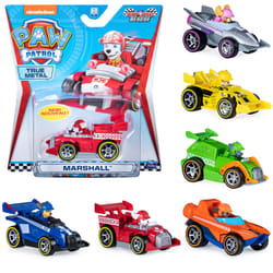 PAW Patrol , Véhicule Zuma en métal True Metal à collectionner, Série Ready Race Rescue à l'échelle 1:55