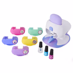 Cool Maker - GO GLAM NAIL STAMPER SALON - Machine à Manucure et Pédicure avec 5 motifs et Vernis Inclus - 6054791 - Jouet Enfant 8 Ans et +